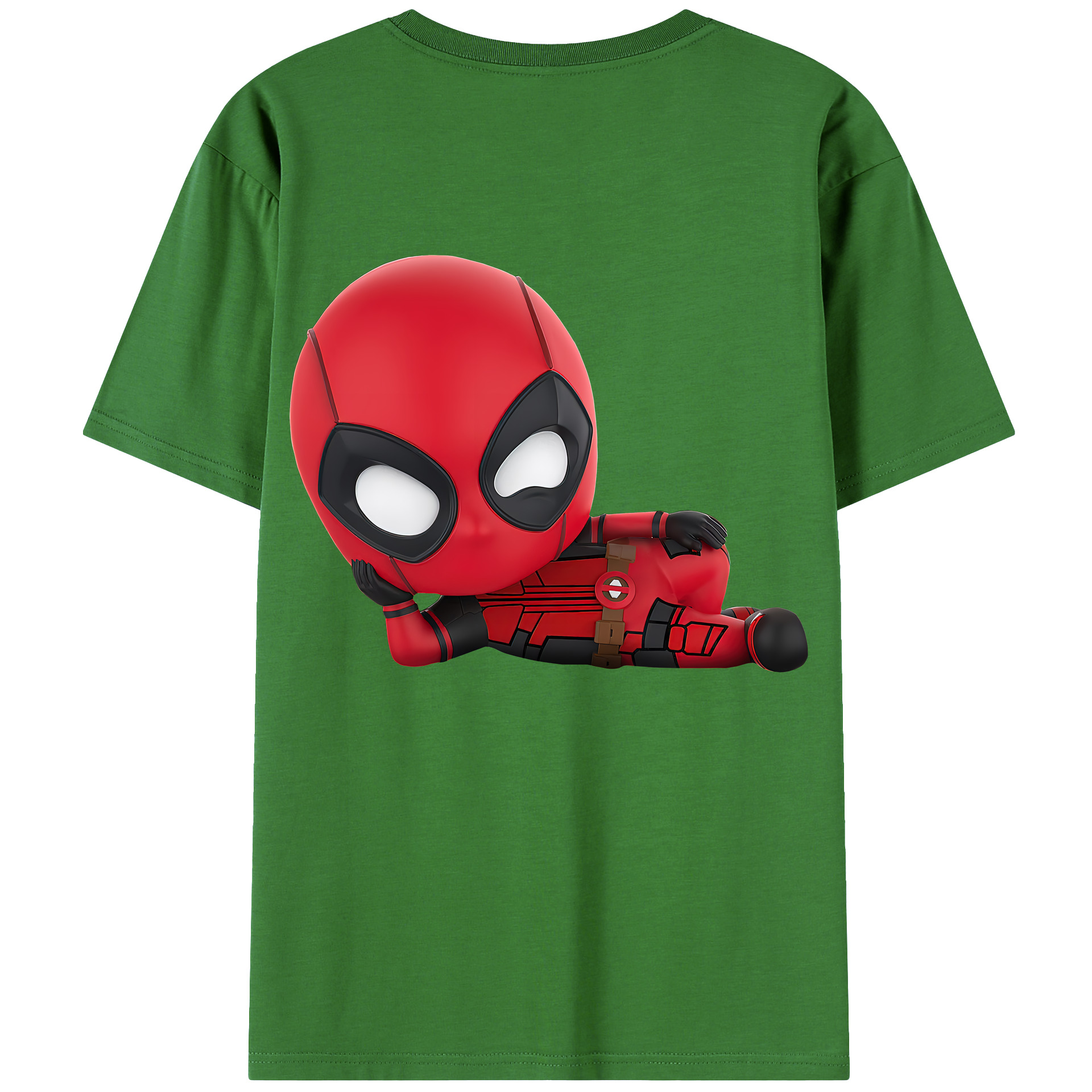 （画像用） Deadpool デッドプール レディース半袖Tシャツ(バックプリント)